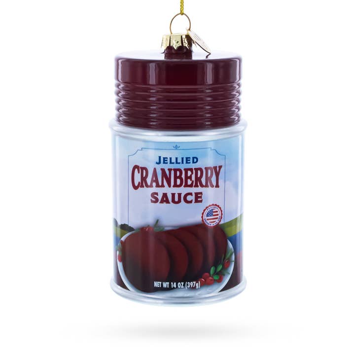 BestPysanky – Großhandel Verzierung – Gelee-Cranberry-Sauce-Dosen-Glasornament