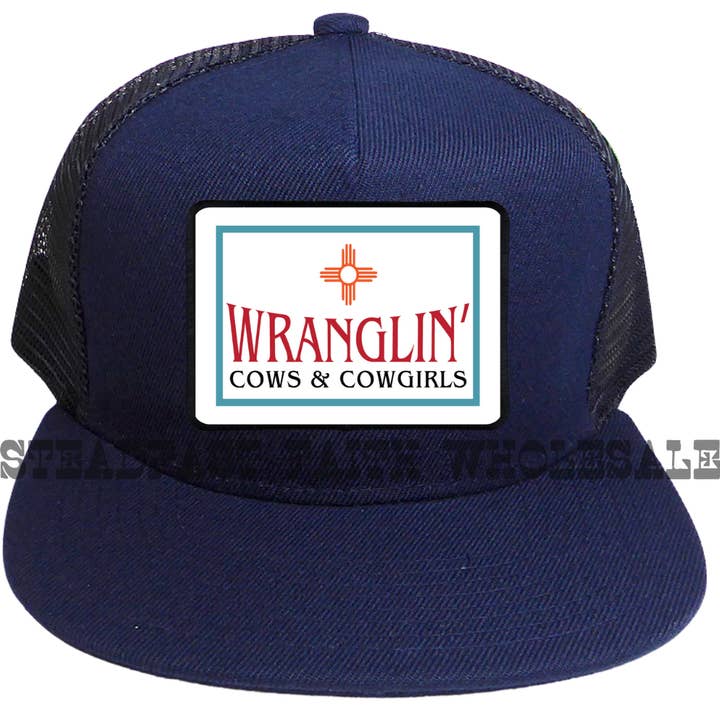 Gorra con parche de vaqueras y vacas. para venta al por mayor de Steadfast Faith Wholesale