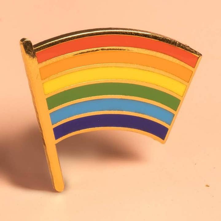 Pride Flag Pin for wholesale by Dissent Pins