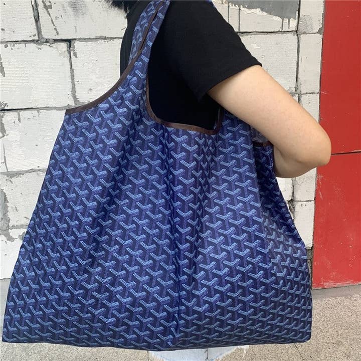 FurDecoration - Wholesale Grocery/Shopping Bag - Foldable Portable Reusable Shopping Bag With Floral Print