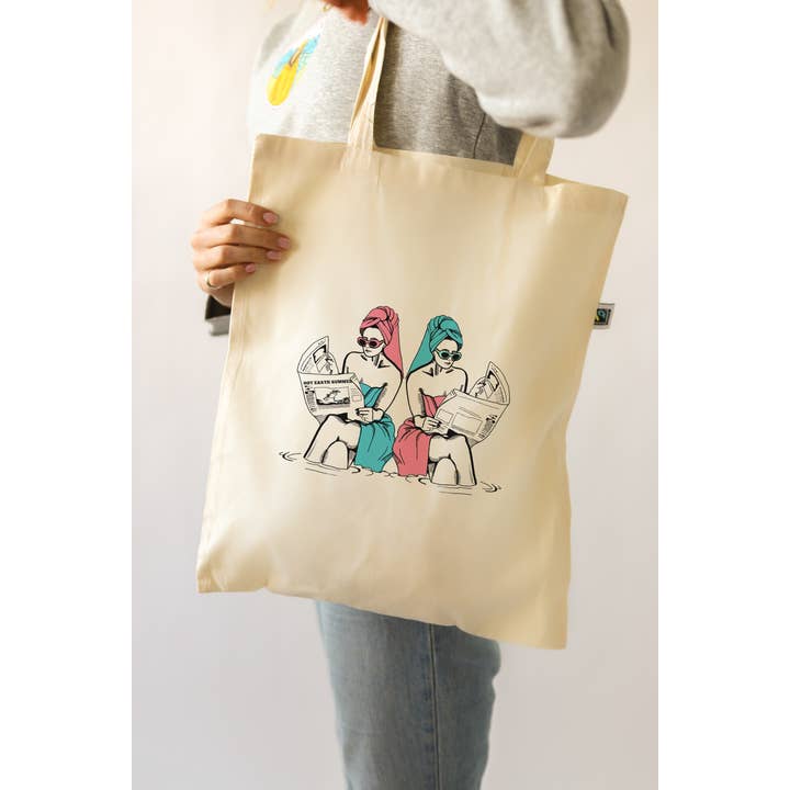 Heiko Clothing - Vendita all'ingrosso Borsa tote - Donna - Borsa tote «Gemini» in cotone biologico