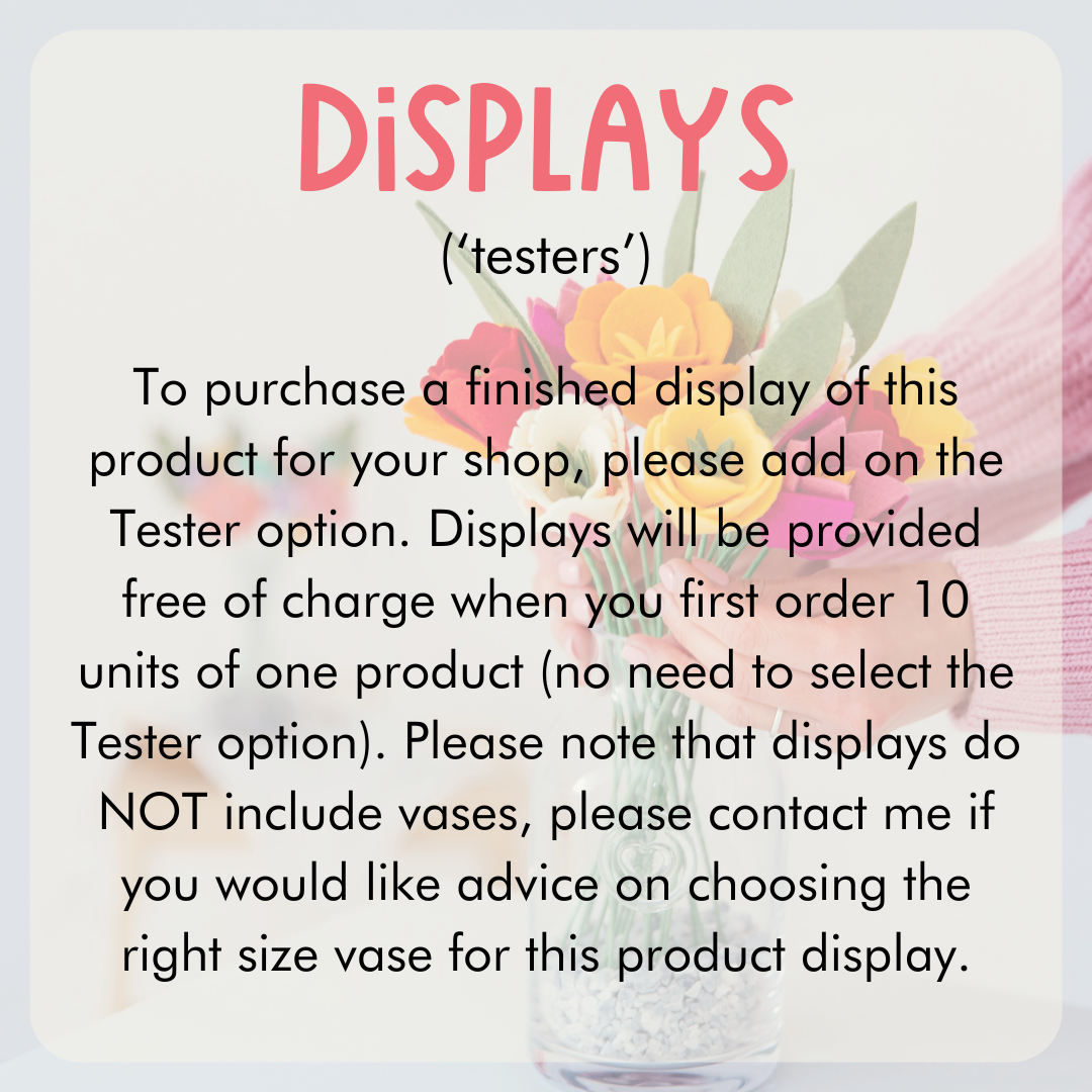 The Handmade Florist – wholesale DIY craft kit – Tulips in Bloom felt flower craft kit1