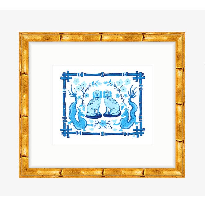 Aldrich and Madame De Bleu Art Print for wholesale by willa heart