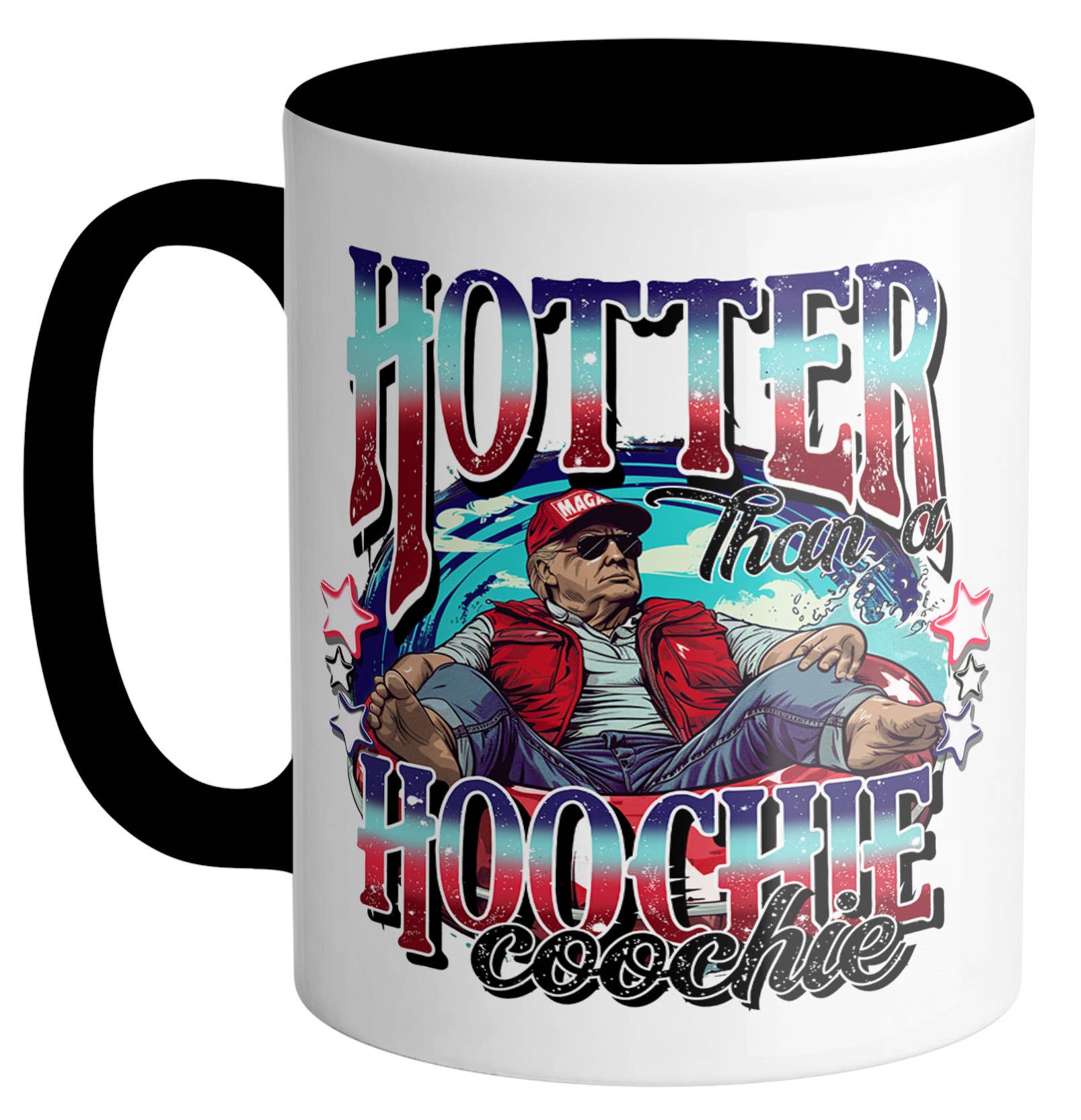 God And Glory Gifts - Wholesale Coffee Mug - Trump Hotter Than A Hoochie Ceramic Coffee Cup1