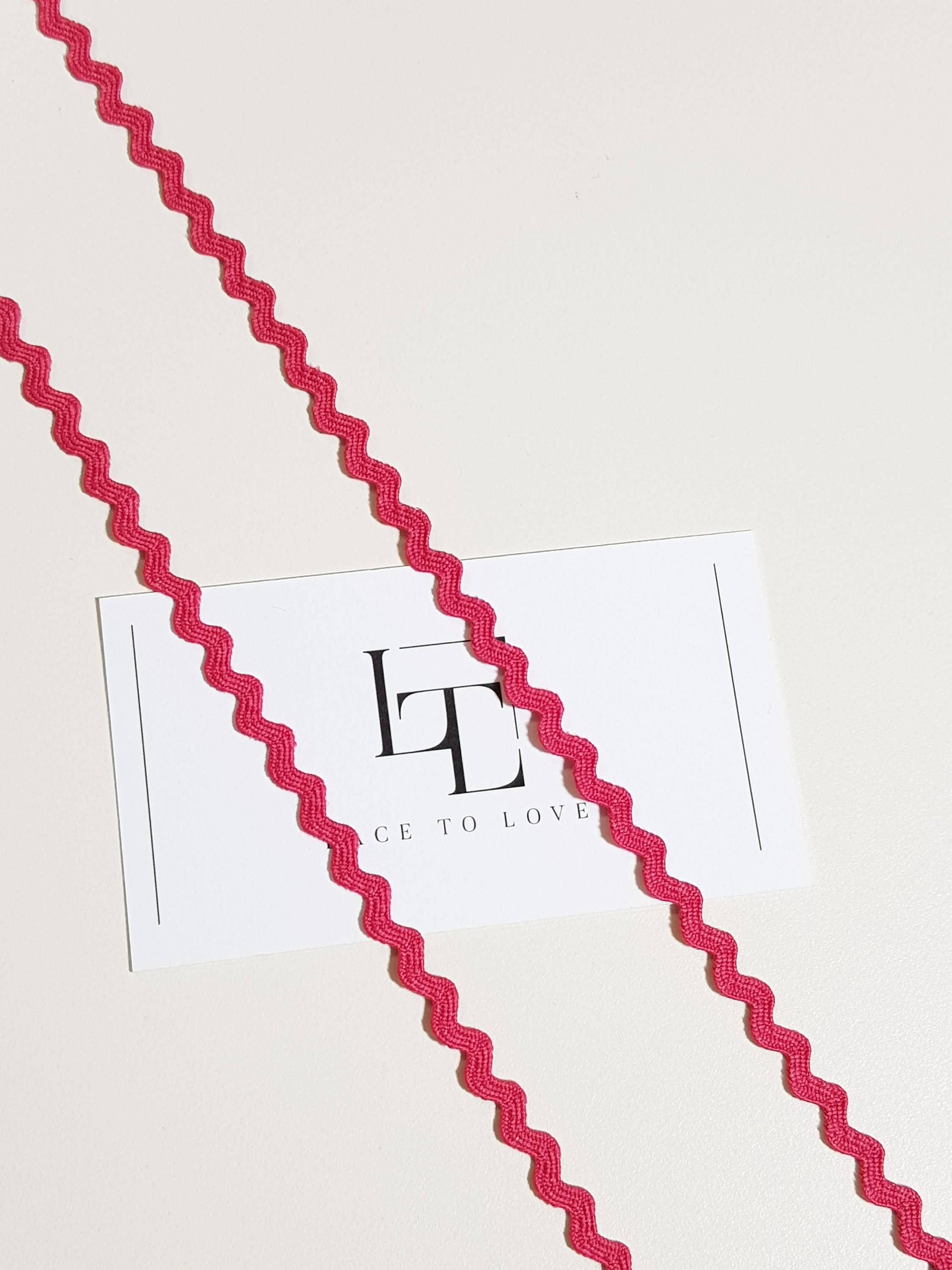 Lace To Love – wholesale Band – Rosa sicksackband, ribbat band ST10683