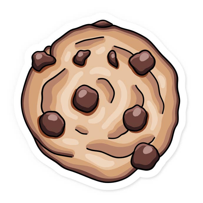 Autocollant Cookie pour la vente par The Retail Supply