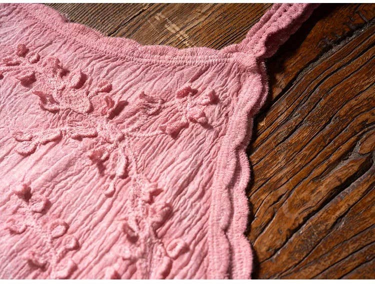 Hope & Sunshine - Wholesale Camisole - Dames - Kanten Geborduurde Jacquard Camisole5