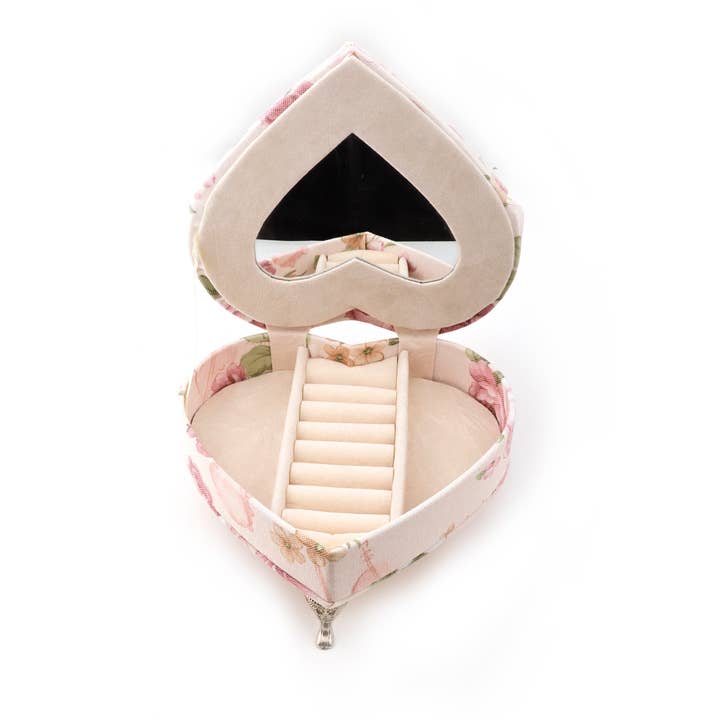 Domoflor s.l - Wholesale Jewelry Box/Organizer - Heart-Shaped Floral Sofa Jewelry Box1