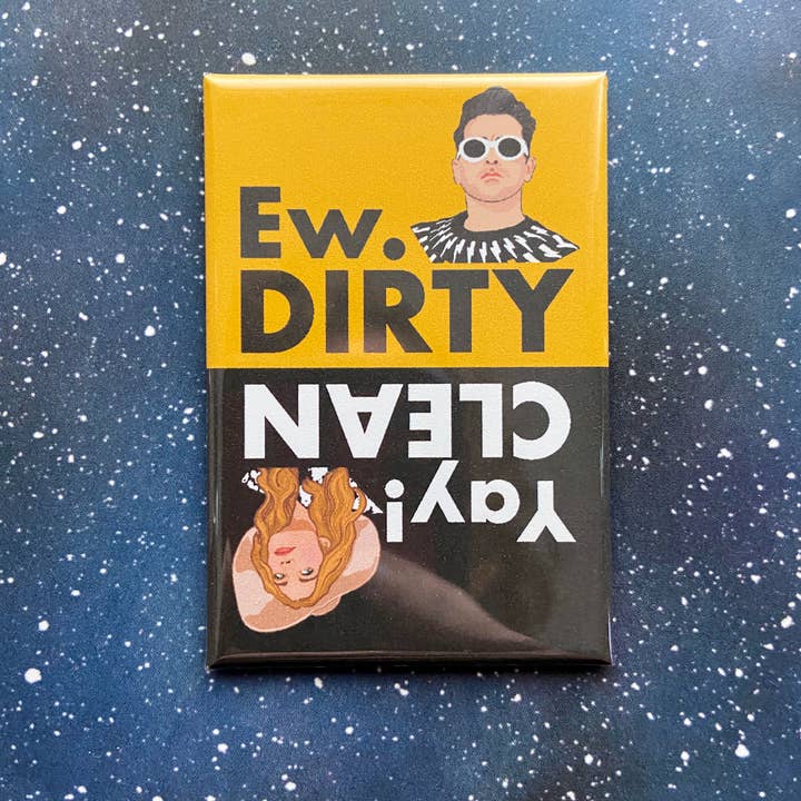 The Red Swan Shop - Wholesale Magnet - Dirty/Clean Dishwasher Magnet - Schitt's Creek1