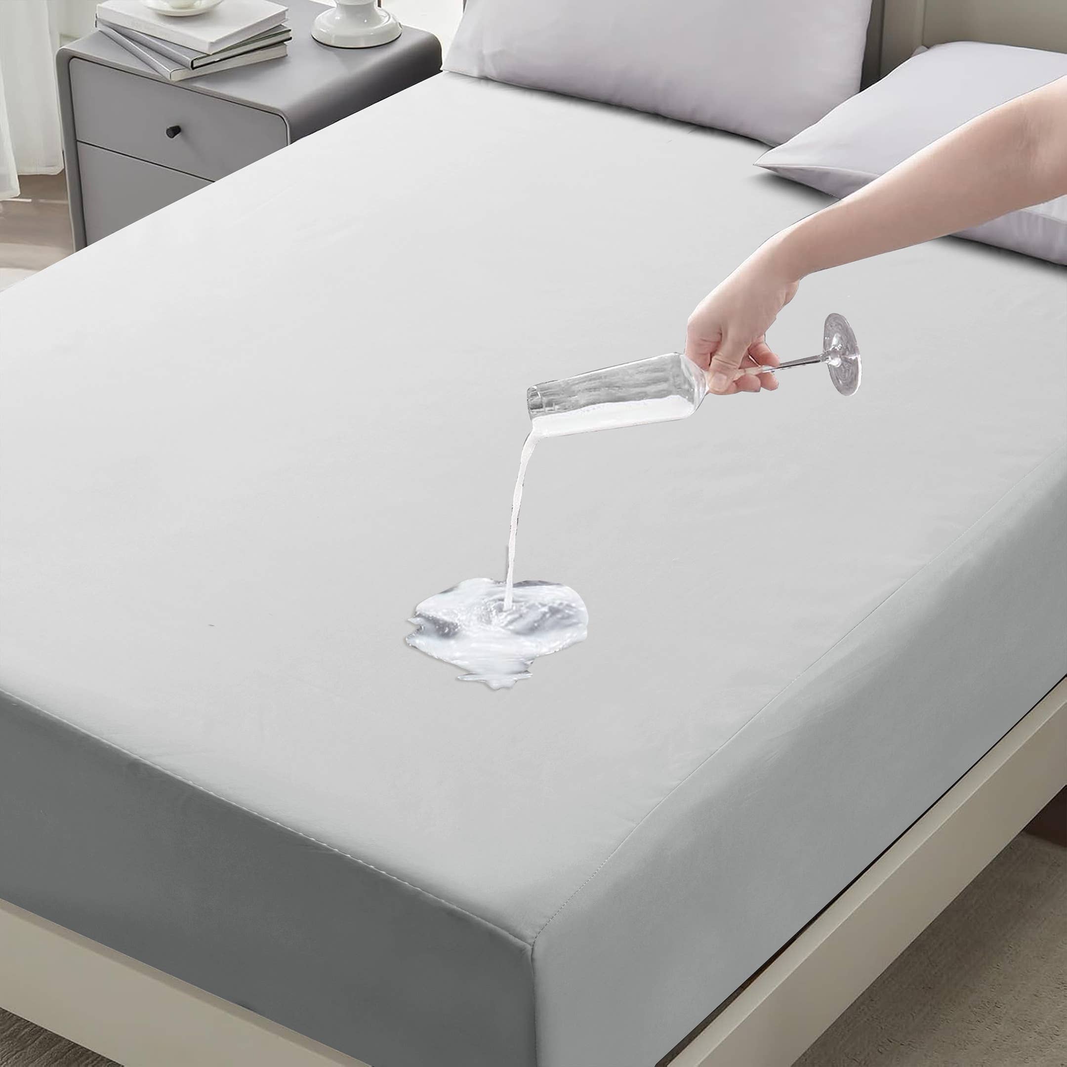 Cotton Passion – wholesale Fitted sheets – Fitted Sheet Waterproof Deep Pocket 30'Bed Sheet Ultra Soft 30