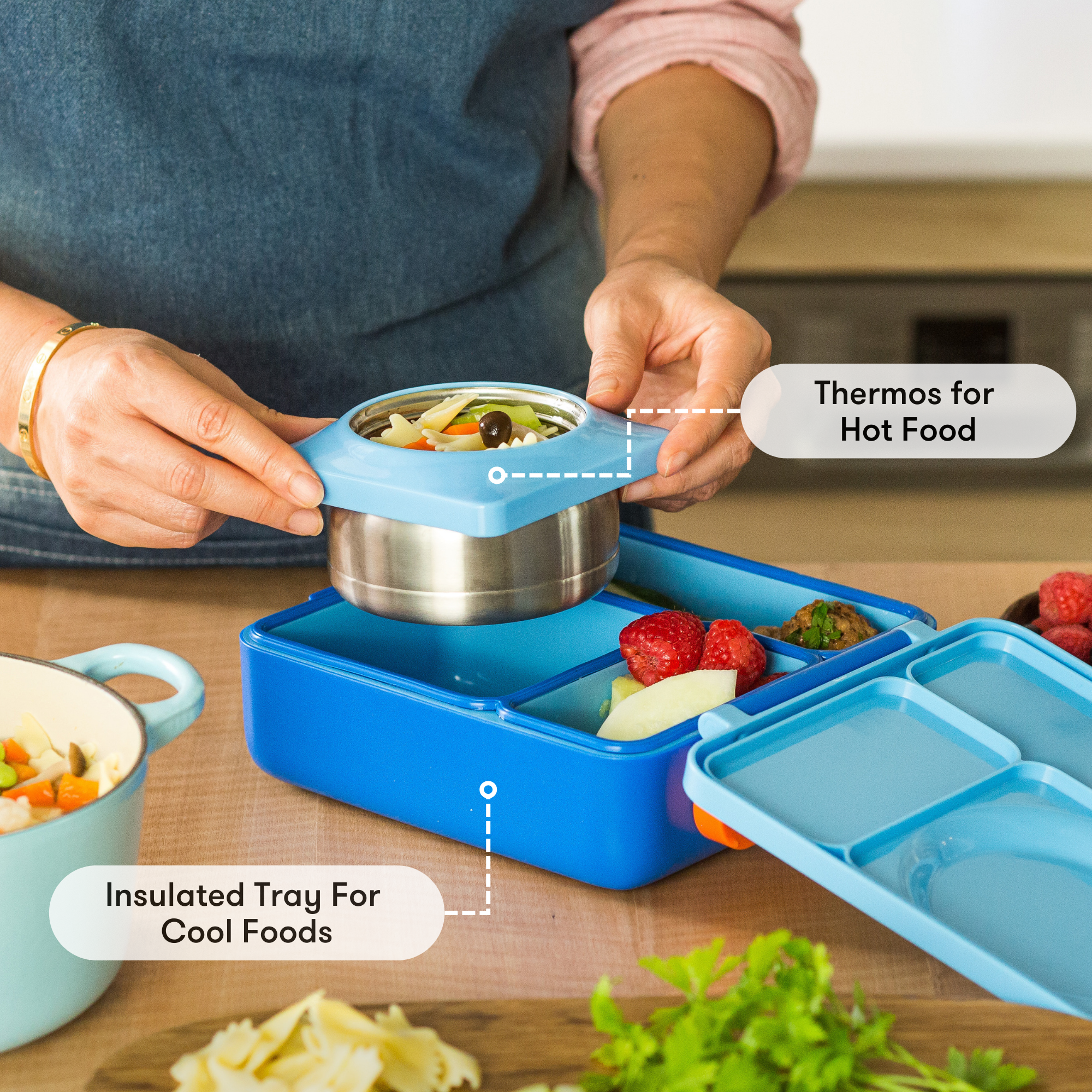 OmieLife – wholesale Lunch bag/box – Kids – OmieBox: Blue Sky4