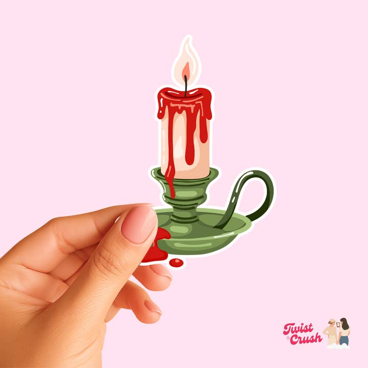 Bloody candle for wholesale by Twistandcrush