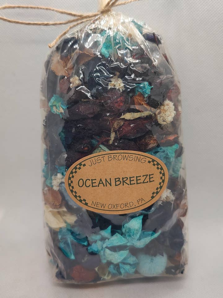 Scented Potpourri with Rosehips - Ocean Breeze - Bulk for wholesale by Just Browsing, LLC