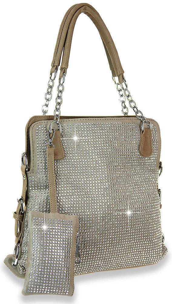 Handbag Express – wholesale Axelremsväska – Dam – Strass täckt accessorized axelväska15