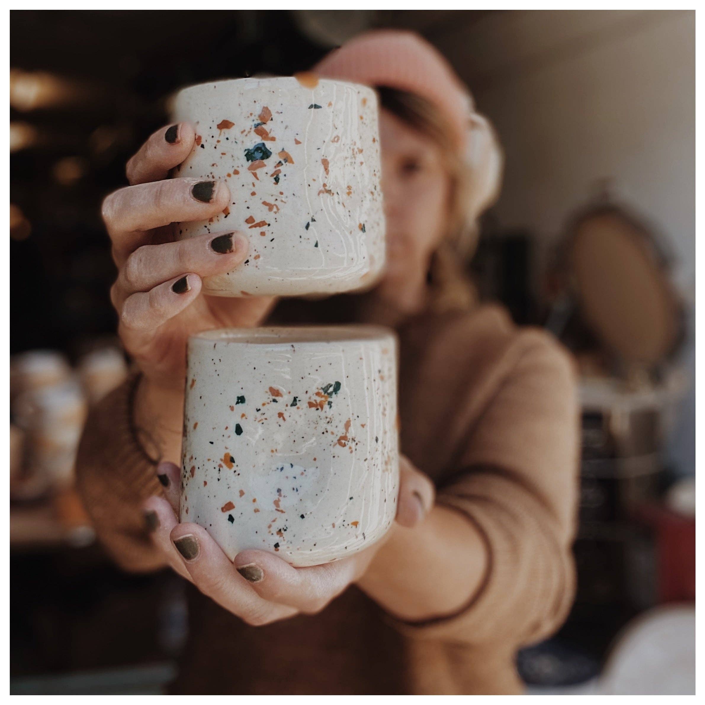 Good Hearted Woman - Wholesale Drinking Glass/Cup - Confetti Thumbprint Tumbler5