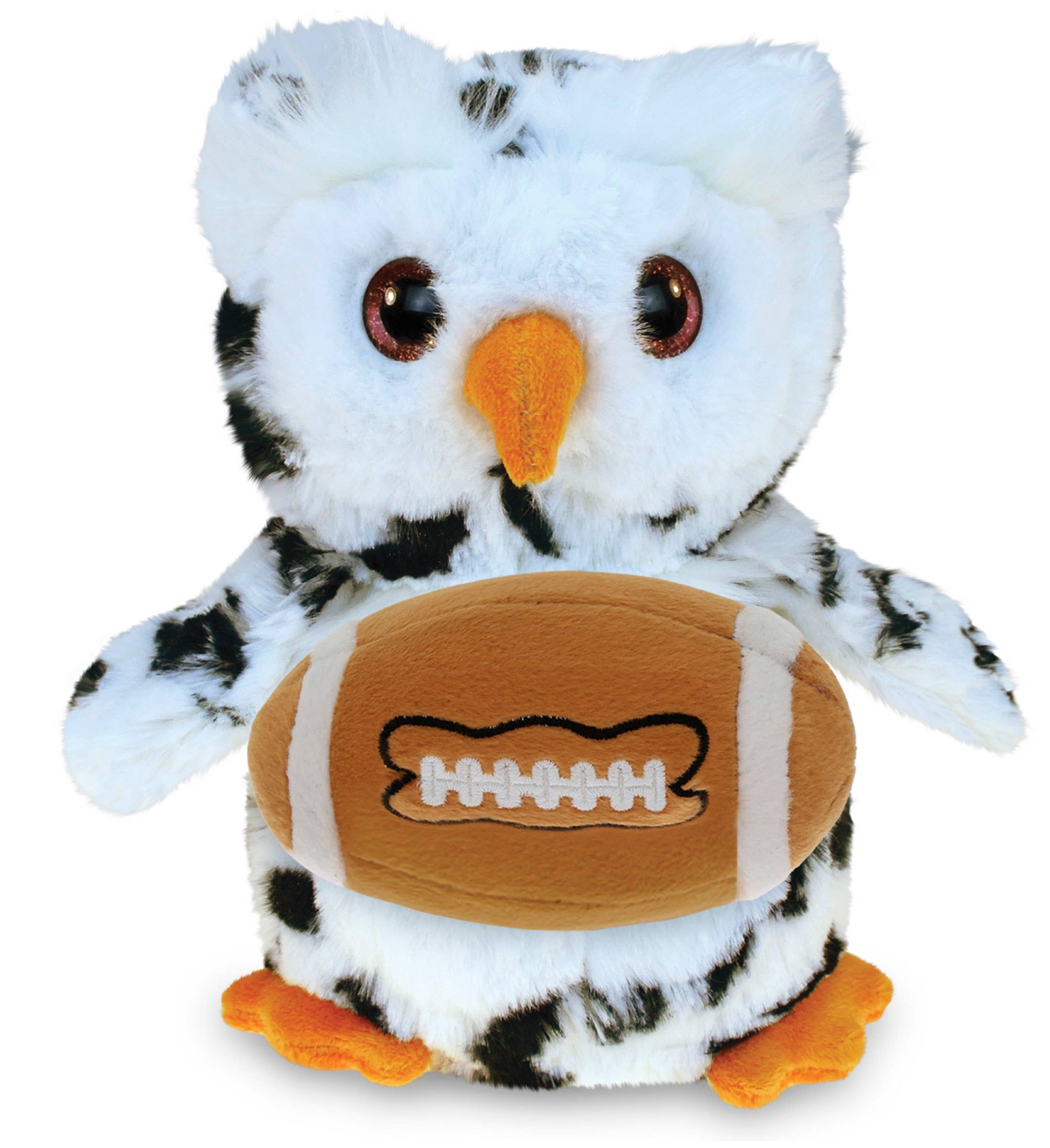 Cota Global - Wholesale Stuffed/Plush Toy - Kids & Baby - SUPER SOFT PLUSH - WHITE OWL WITH FOOTBALL PLUSH