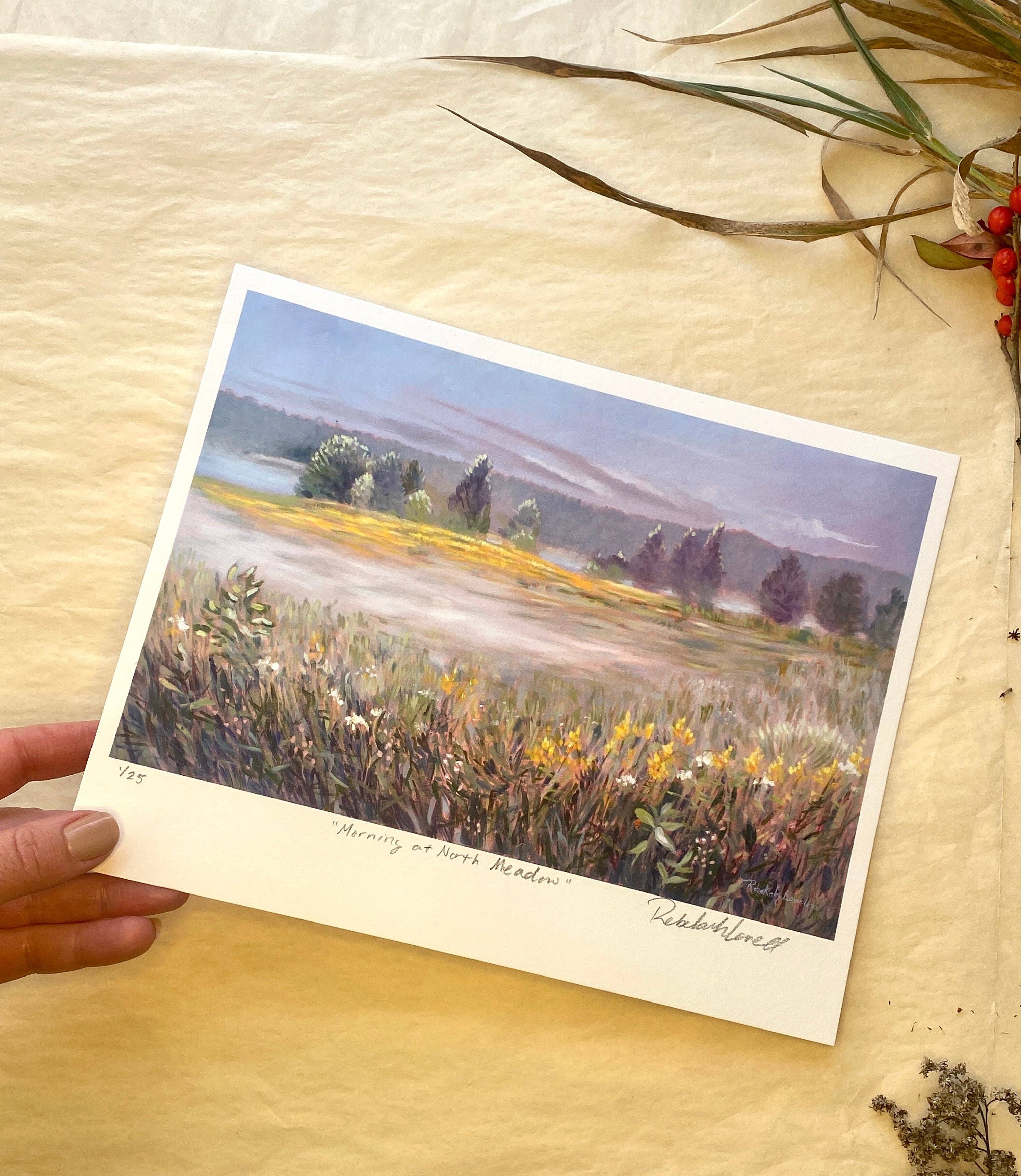 Rebekah Lowell Creative Studio - Wholesale Art Print - "Morning at North Meadow" Brush with Nature Art Print4