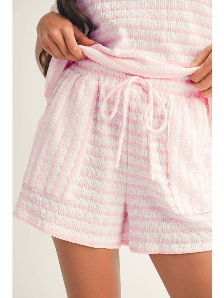 Little Daisy Closet - Wholesale Top & Pant Set (NOT Loungewear) - Women's - LDC Daily Shift Stripe Print Set