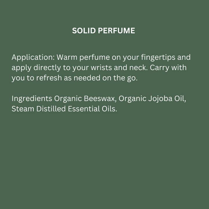 Juniper Ridge - Wholesale Solid Perfume - Redwood Mist Solid Perfume