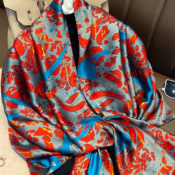 Printed Sun Protection Shawl&Scarf for wholesale by Sheer Trend