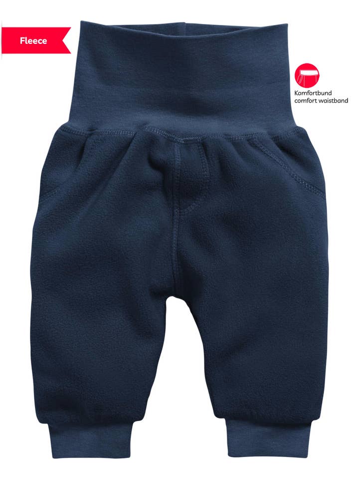 Playshoes GmbH – wholesale Trousers – Baby – baby bloomers fleece with knitted waistband