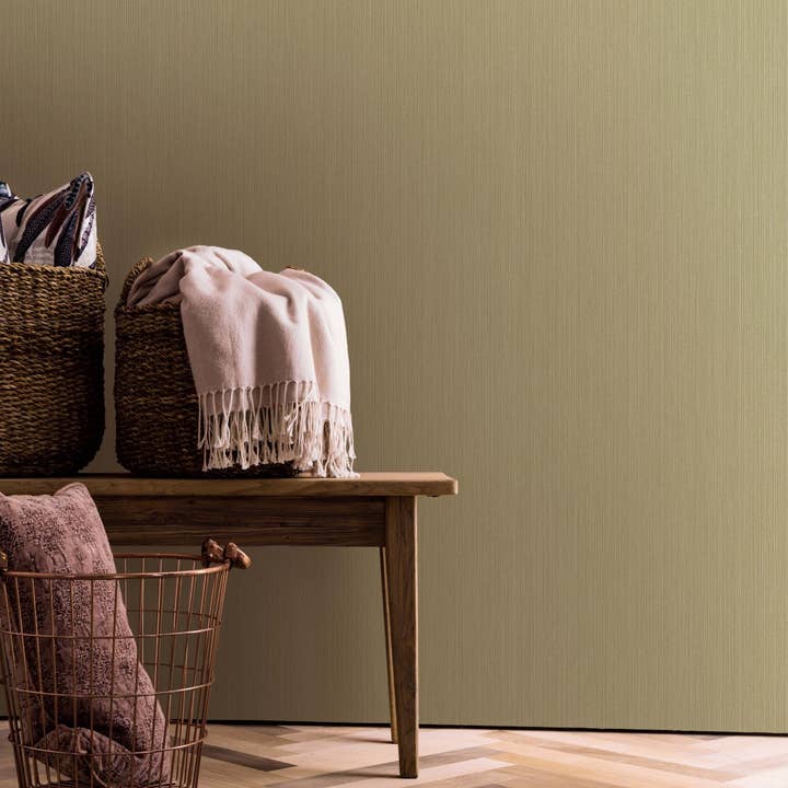 Marburg - Vente Papier peint - Papier peint à rayures dorées, beiges pour chambre, salon ou1