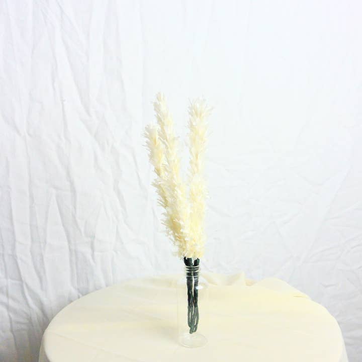 Beautiful Things By Bec - Vente Fleurs artificielles - Herbe de pampa en papier, décor floral d'automne naturel2