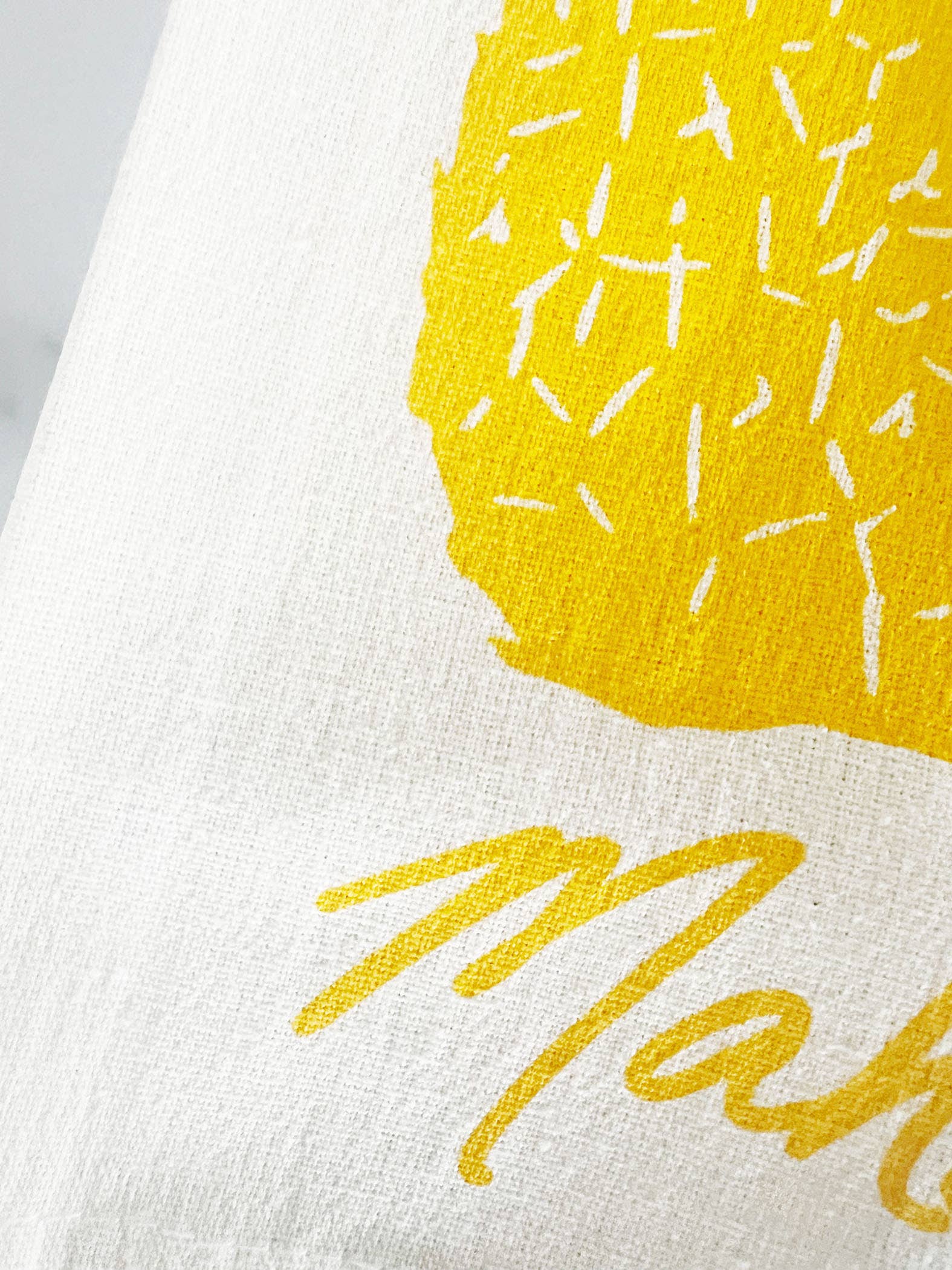 Kimball Prints - Wholesale Tea Towel - Mahalo Pineapple Tropical | Cotton Tea Towel1