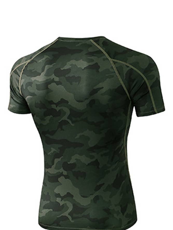 UNISHE - Wholesale Athletic Top - Men's - Fitness Men's Quick Dry Gym Short Sleeve Top YYL01227