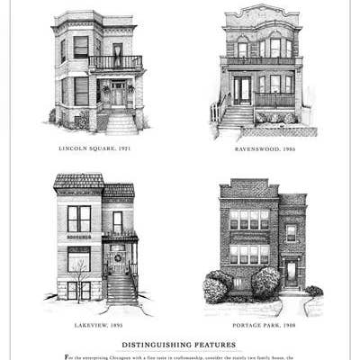 Wonder City Studio - Wholesale Art Print - The Two-Flat1