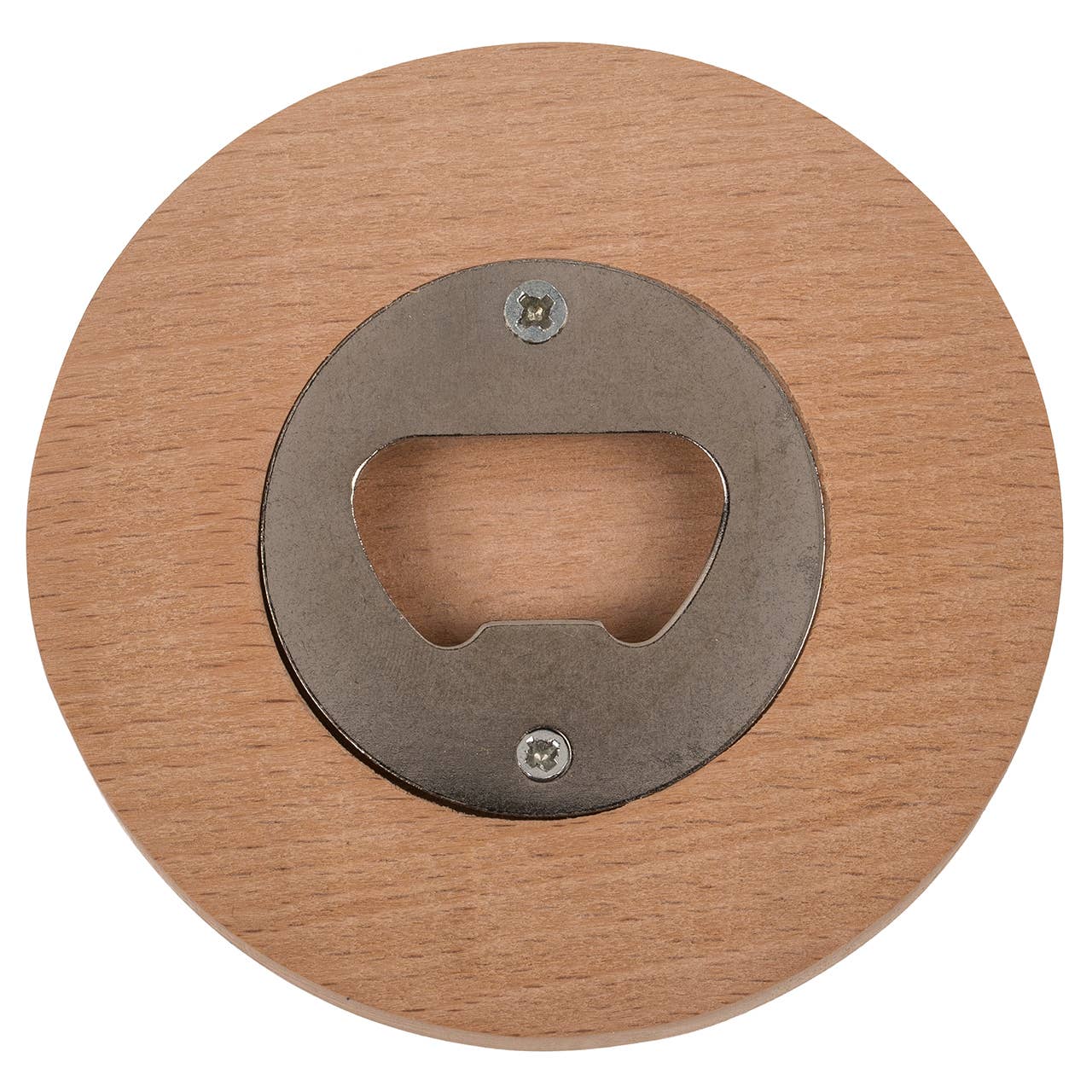 Wurm - Vente Sous-verre - Dessous de verre avec inscription et décapsuleur en bois, 4 fois, naturel (L/H/P) 8x1x8cm 24 pièces en présentoir2