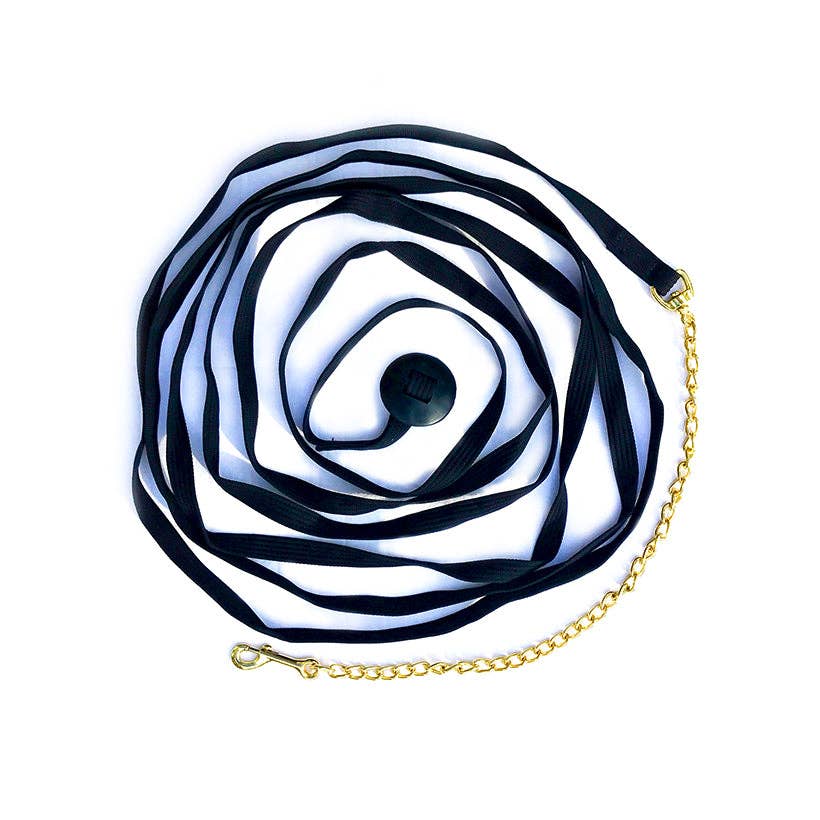 Smart Horse Gear - Wholesale Pet Leash - Dog - Lunge Line w/Lead Chain-Black2