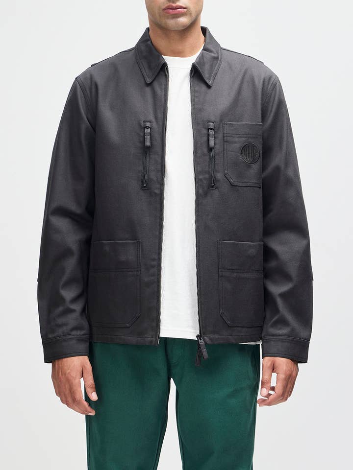 Airflow Overshirt - Black for wholesale by Deus Ex Machina