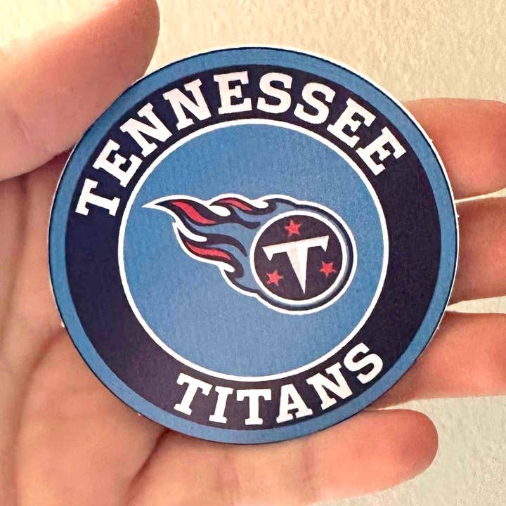 Titans- NFL Team Stickers/Magnet for wholesale by Oily Graphic Creations