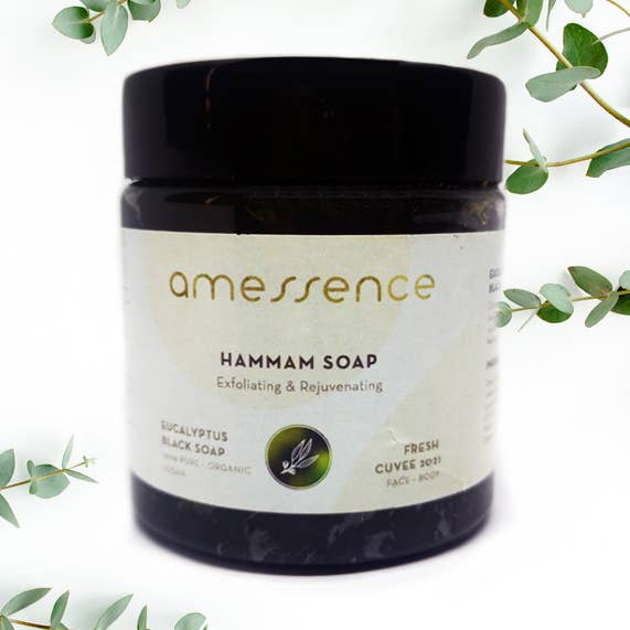 Eucalyptus Black Soap - 200 g- 7Oz for wholesale by Amessence