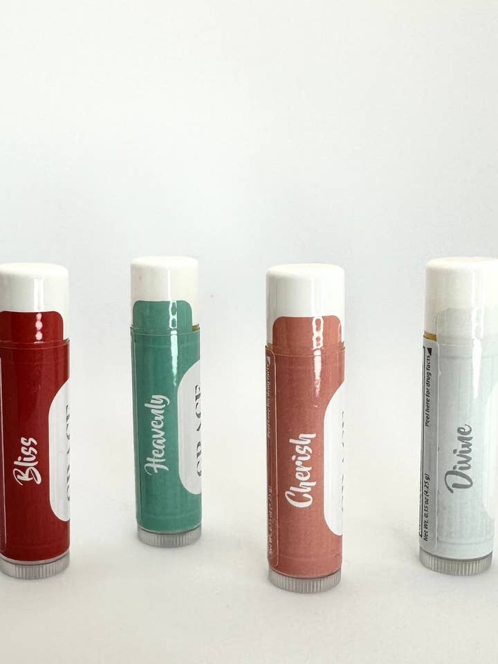 Bálsamos Labiais Veganos com SPF 15 Toque de Graça por atacado de Gracebynazzy®