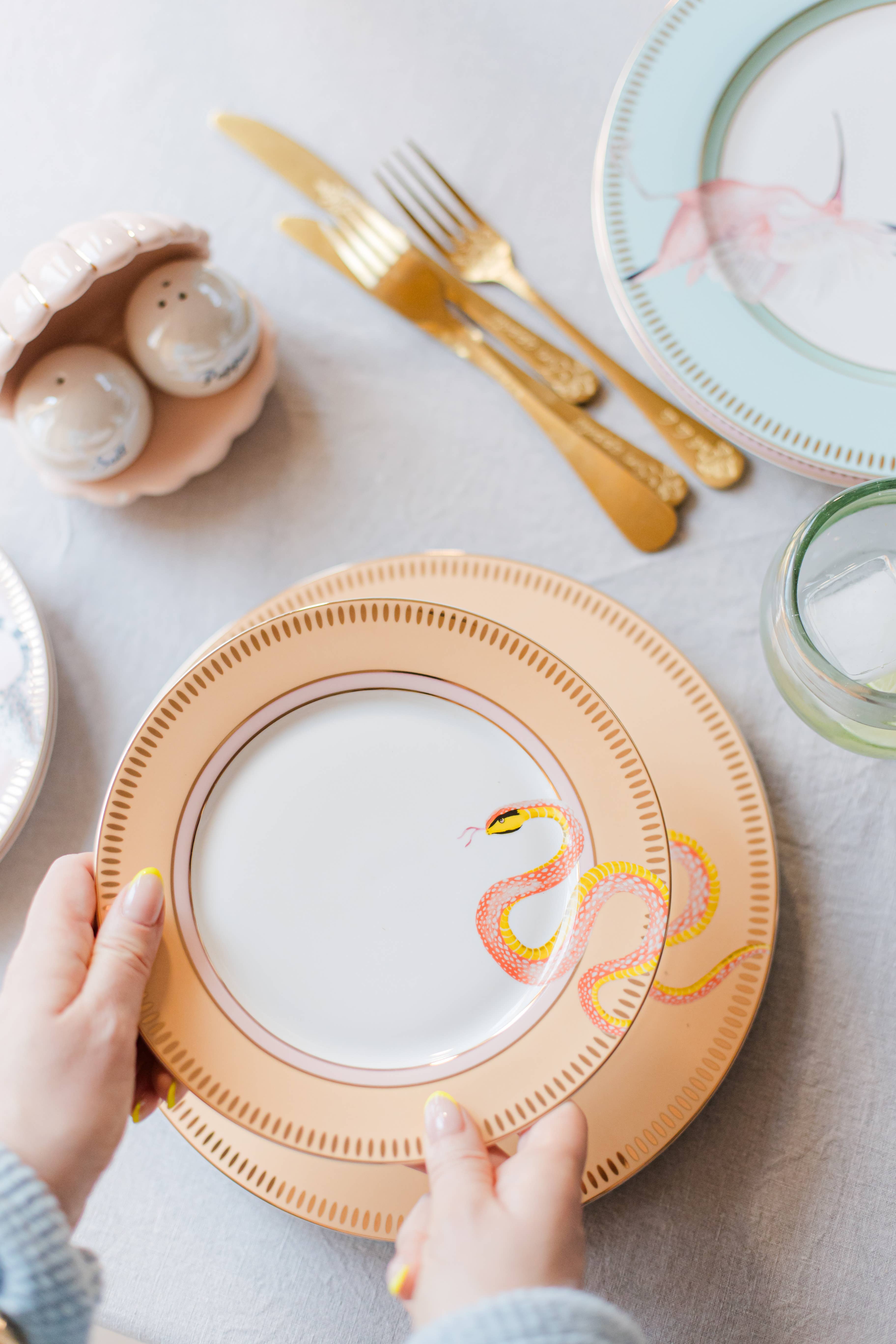 Yvonne Ellen - Wholesale Dinner Plate - YVONNE ELLEN SET OF 4 ANIMAL DINNER PLATES3