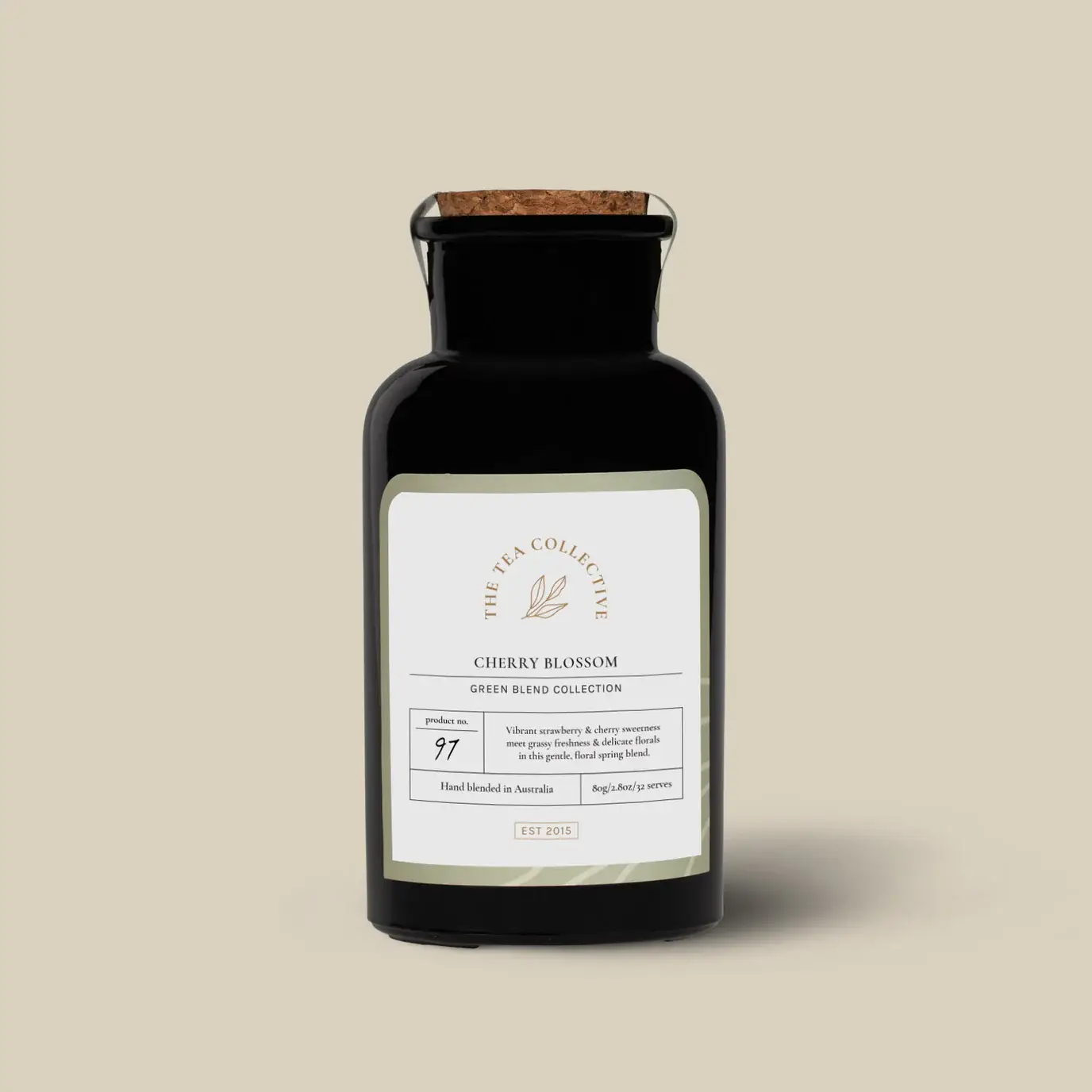 The Tea Collective - Wholesale Loose Tea - Cherry Blossom- Boutique Jar + 80g Loose Leaf Tea0