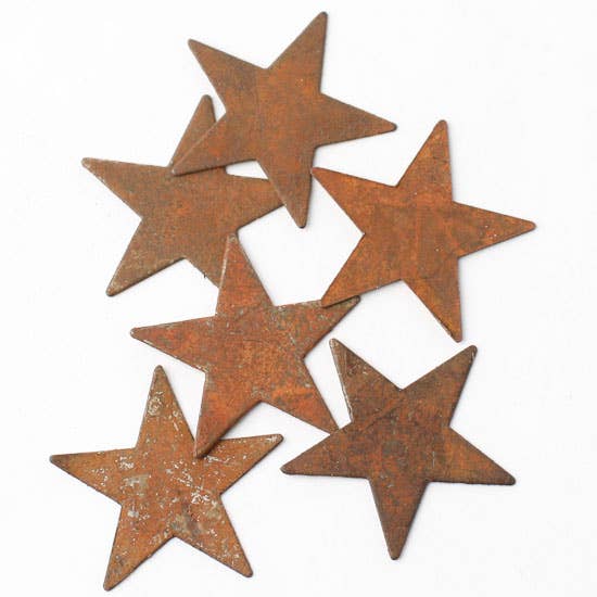 Factory Direct Craft - Venta al por mayor Material para manualidades - Estrellas de hojalata oxidada de 2,5 cm (paquete de 100 unidades)4
