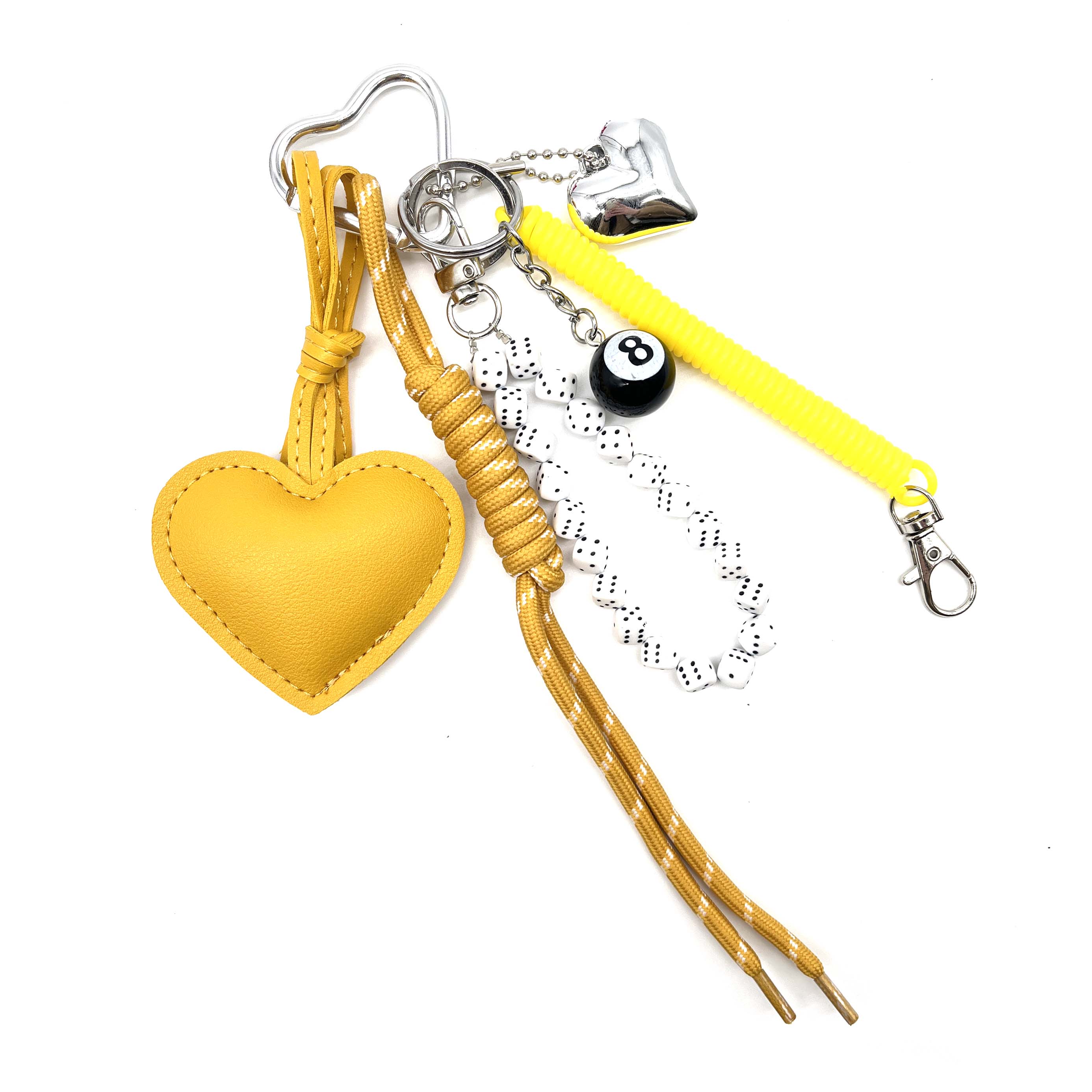 Vimoda - Vente Accessoire de sac – femme - Bijou de sac - Bag Charm - COEUR3