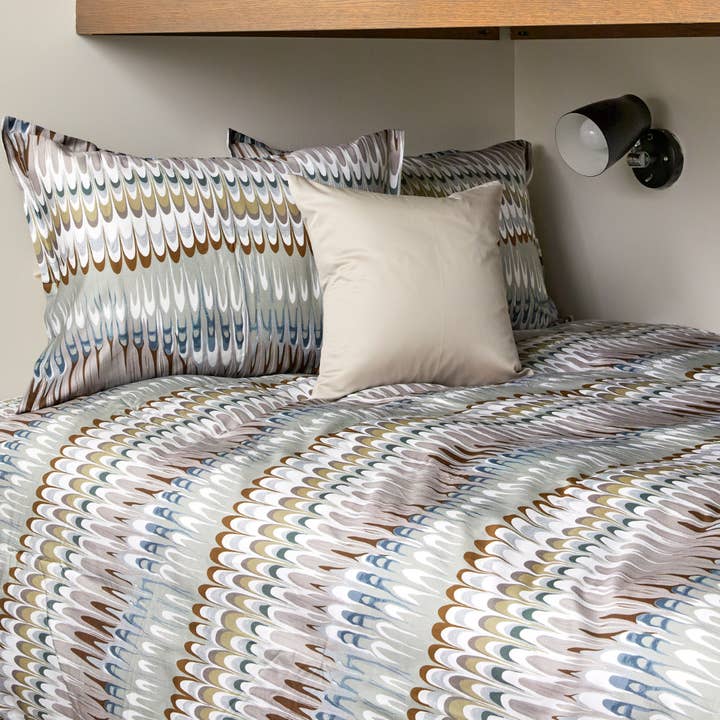 DH Waves Linen Set 4PC for wholesale by Domani Home