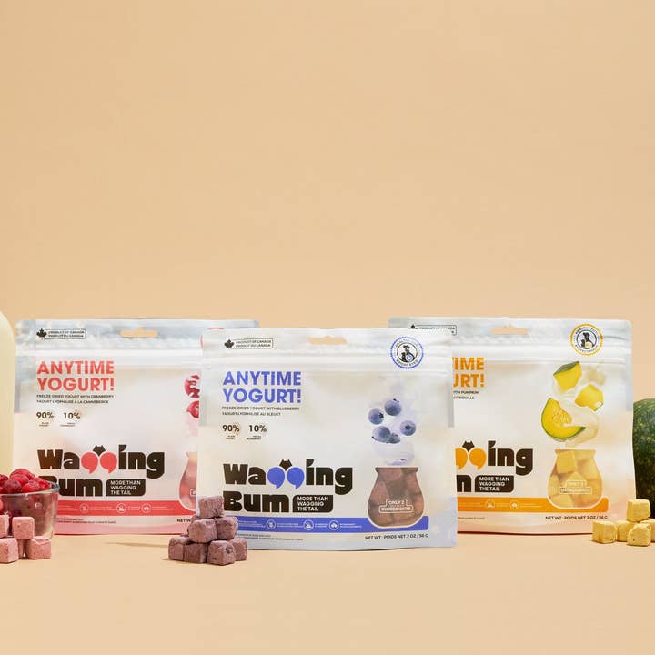 Wagging Bum - Wholesale Pet treats – Dog - ANYTIME YOGURT! Freeze-dried Yogurt with Blueberry4