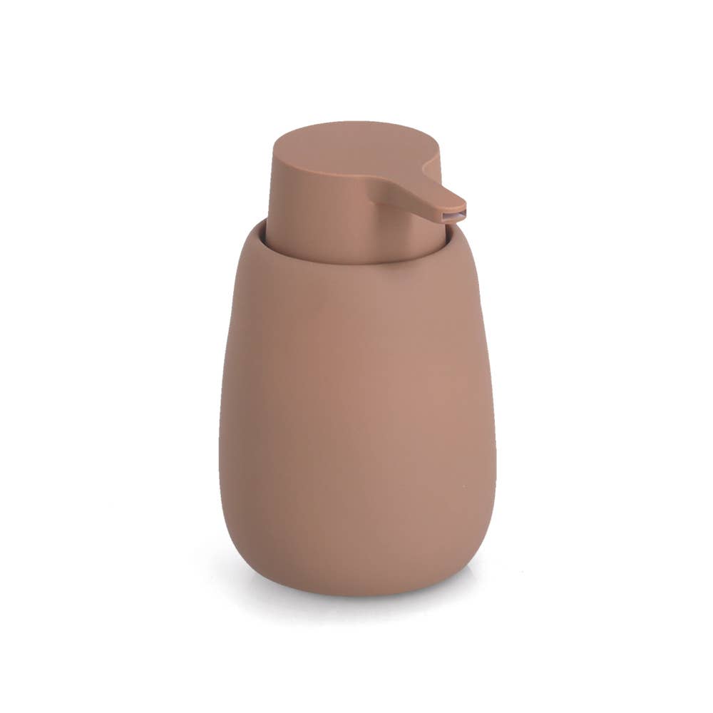 Zeller Present - Wholesale Soap Dispenser - Soap dispenser, ceramic, mocha0