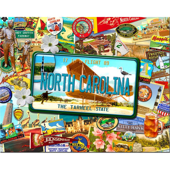 Hart Puzzles - Wholesale Puzzle - Adult - North Carolina by Kate Ward Thacker1