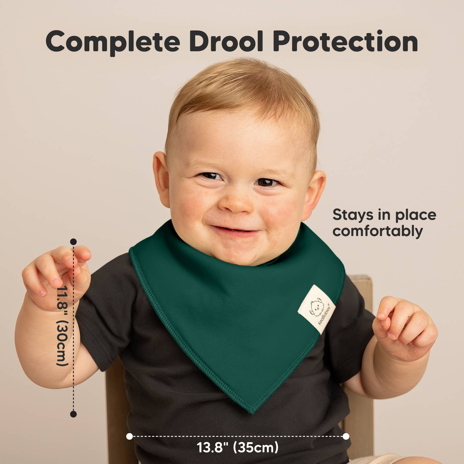 Hunter 8-pack Baby Bandana Bibs for Boys and Girls for wholesale on Faire4