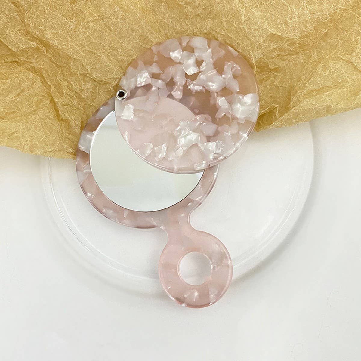 ACCITY - Wholesale Compact Mirror - Portable Handheld Round Mirror, Cute Makeup Mirror_CWMM63872