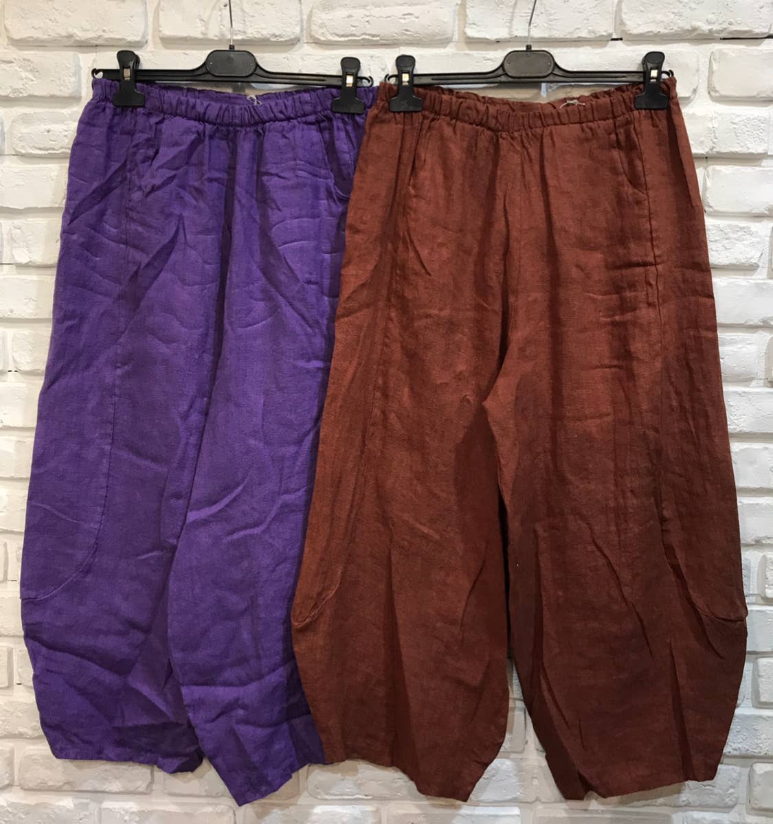 la maison des fibres naturelles – Engroshandel Bukser - Dame – Linnedbukser 669057 100 % linned35