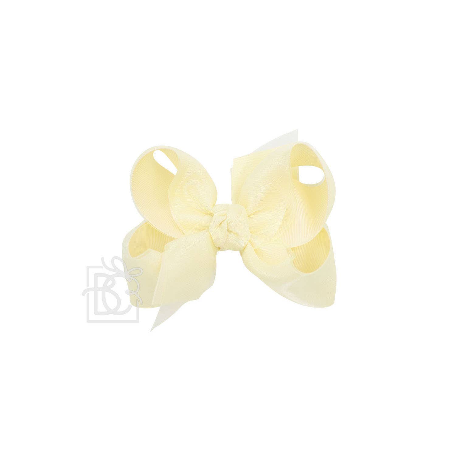 Beyond Creations, LLC – wholesale Hair bow – Kids – LAYERED ORGANZA/GROSGRAIN BOW ON CLIP32
