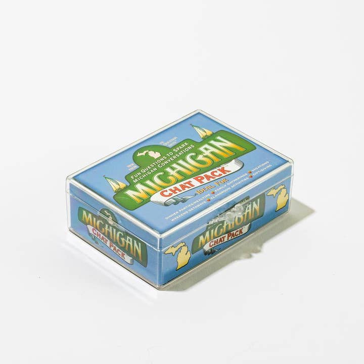 William Randall Publishing - Vendita all'ingrosso Giochi di carte - Gioco di carte iniziale di conversazione del Michigan Chat Pack