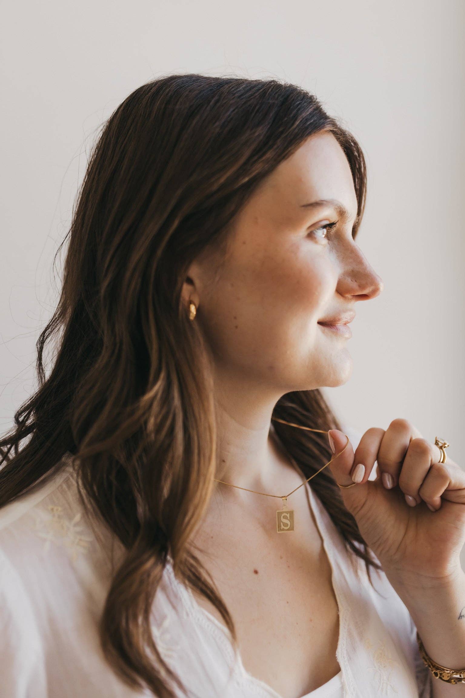 Sydney Rose Co. – Colar pingente/pendente por atacado – Colar com Inicial Original5